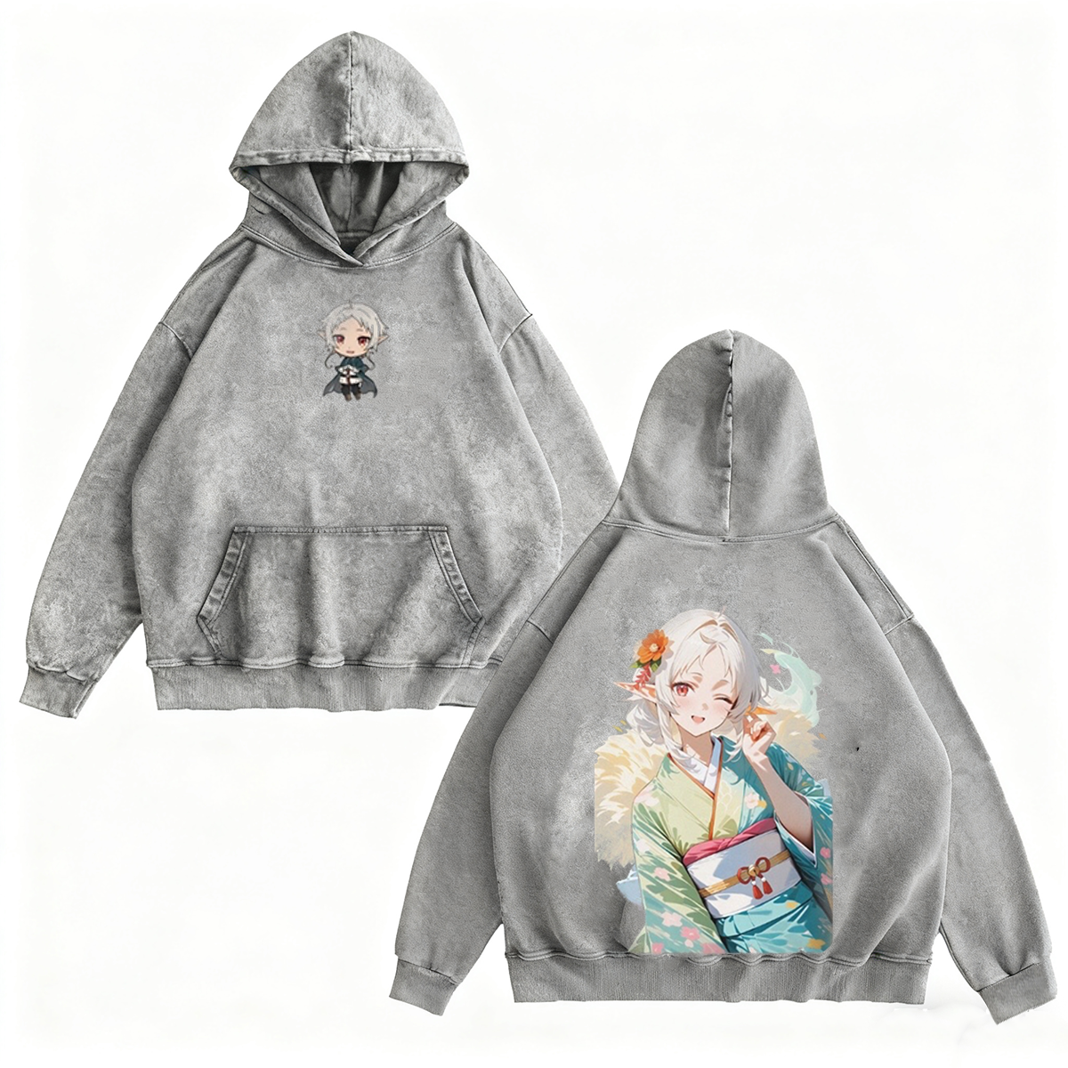 Mushoku Tensei: Jobless Reincarnation Anime Vintage Washed T-shirt/Crewneck/Hoodie