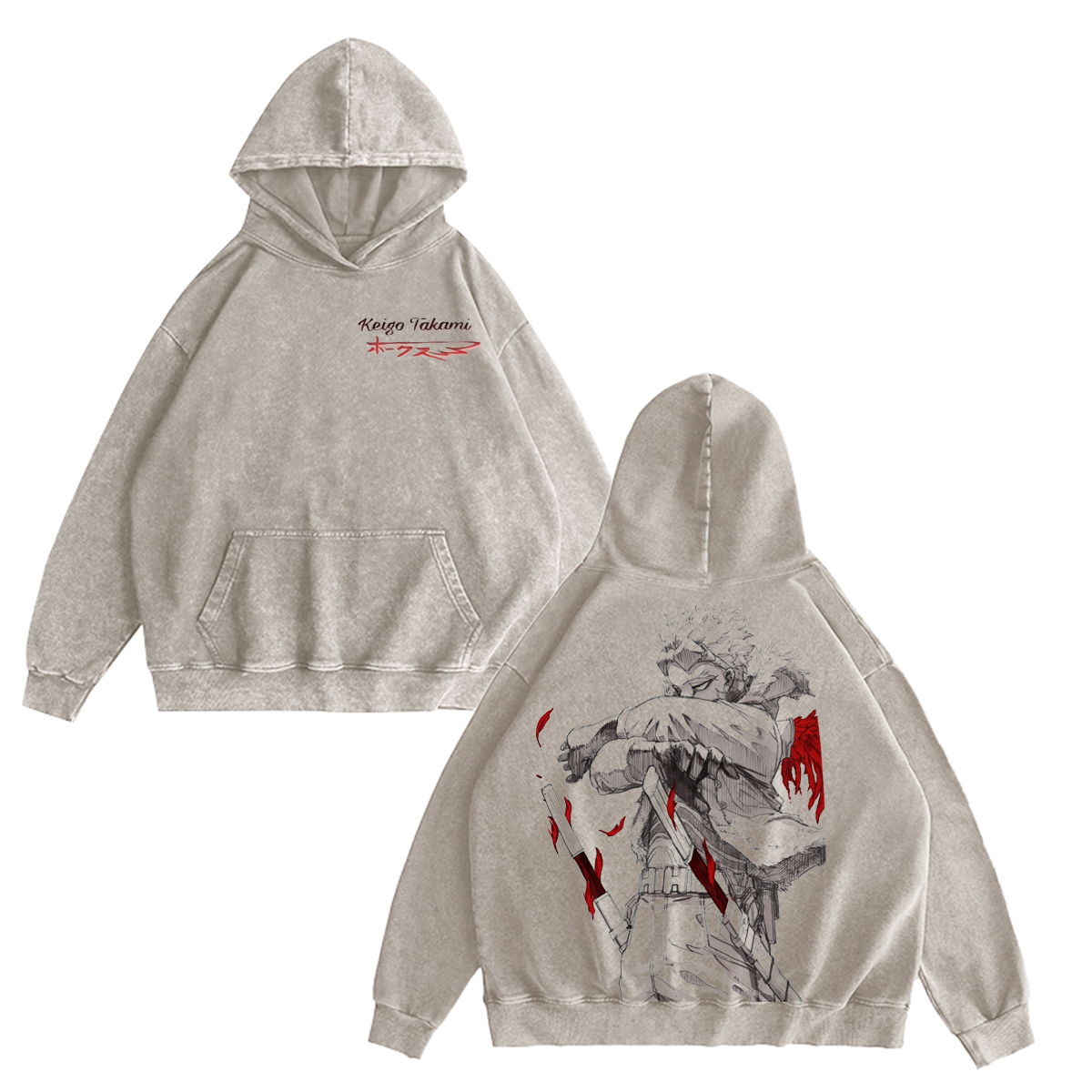 My Hero Academia Vintage Washed T-shirt/Crewneck/Hoodie