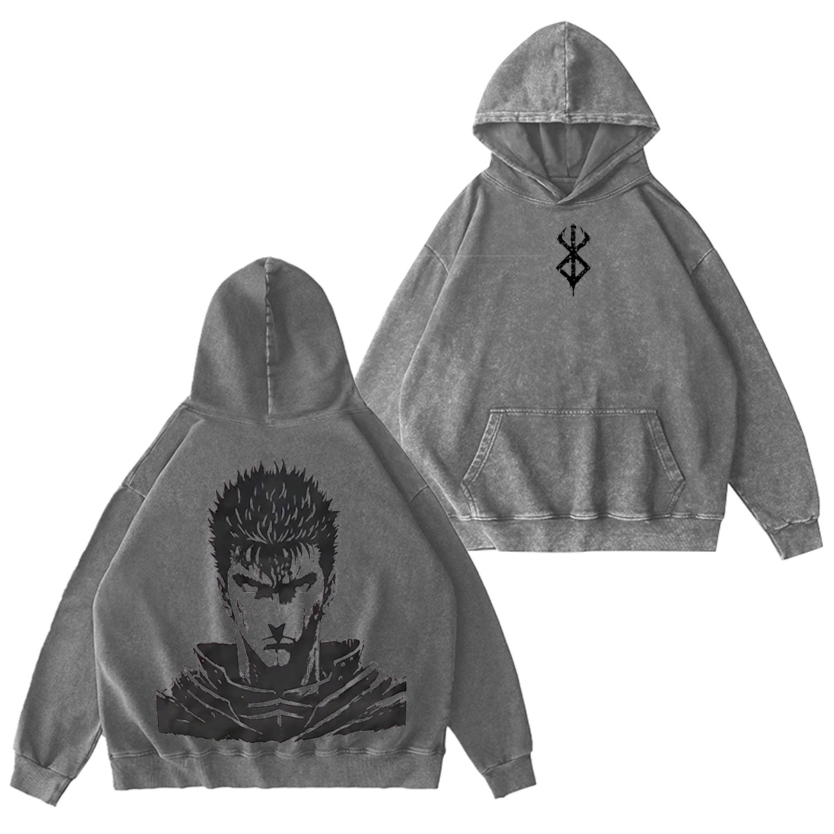 Guts Berserk Washed T-shirt/Crewneck/Hoodie