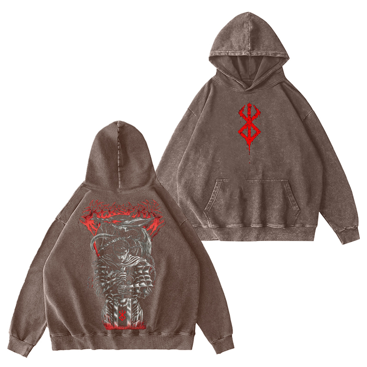 Guts Berserk Washed T-shirt/Crewneck/Hoodie