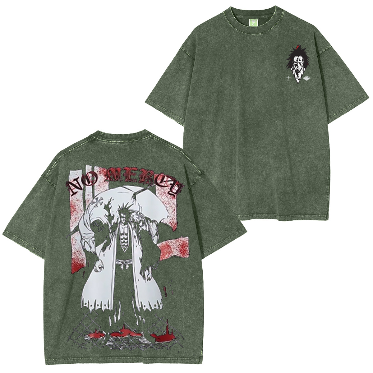 Kenpachi Zaraki Bleach Washed T-shirt/Crewneck/Hoodie