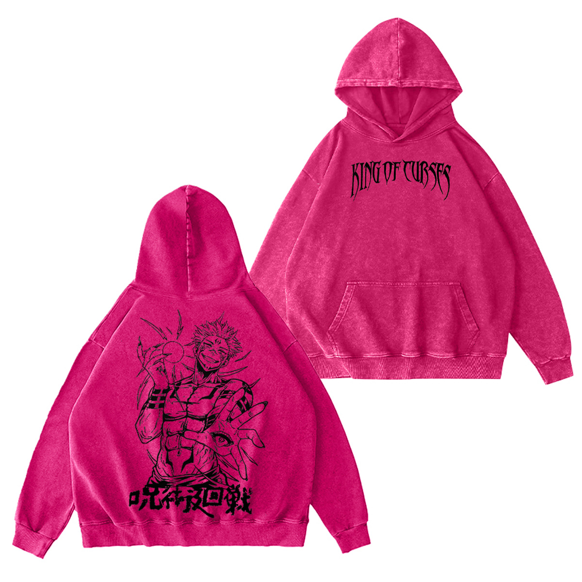 Ryomen Sukuna Jujutsu Kaisen Washed T-shirt/Crewneck/Hoodie