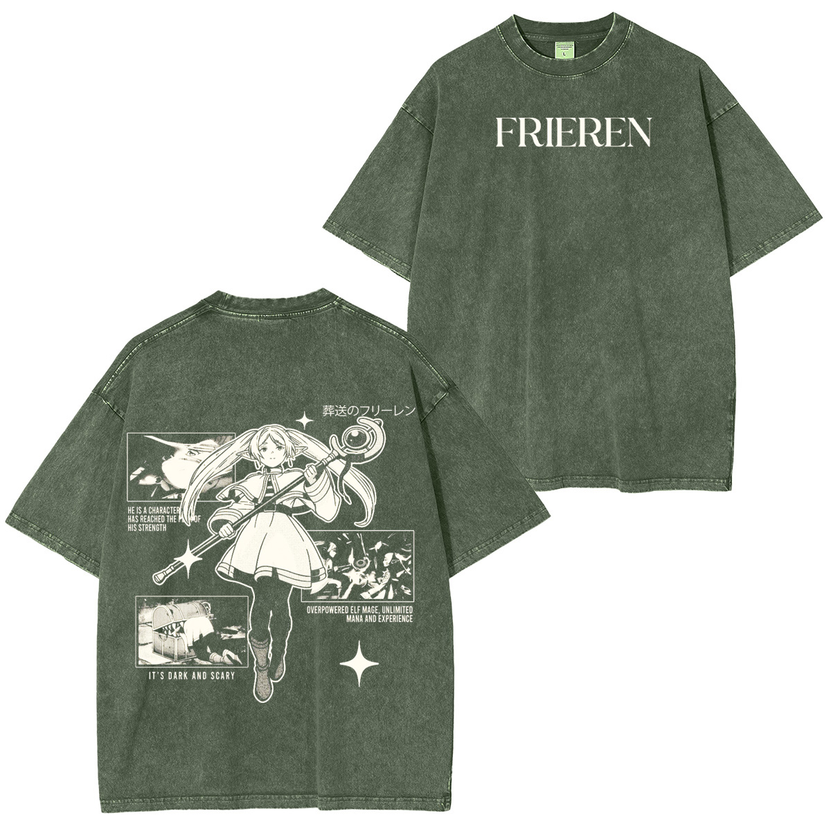 Frieren: Beyond Journey's End Washed T-shirt/Crewneck/Hoodie