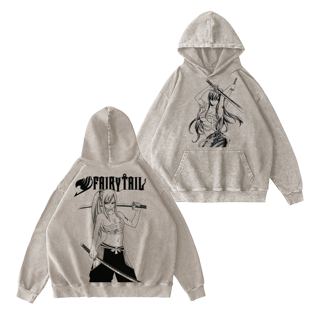 Fairy Tail Washed T-shirt/Crewneck/Hoodie
