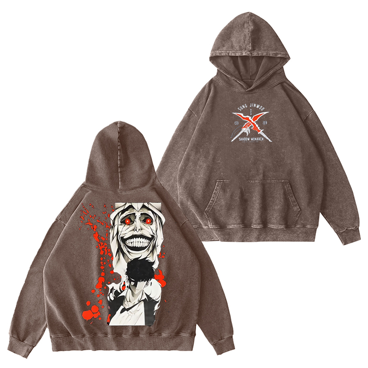 Solo Leveling Washed T-shirt/Crewneck/Hoodie