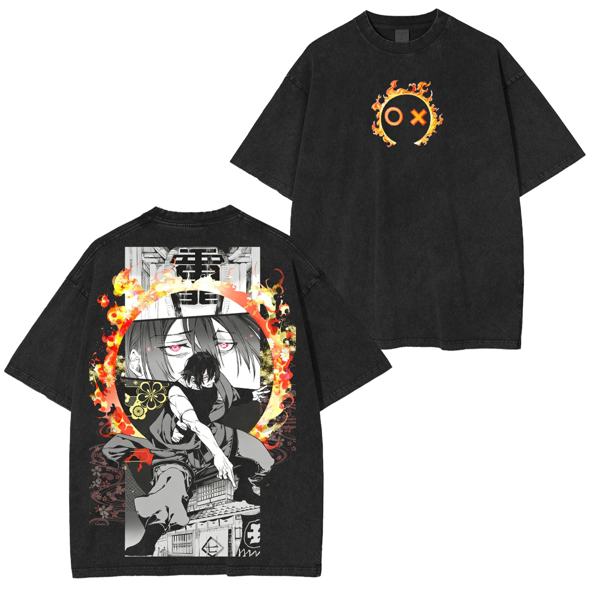 Shinra Kusakabe Fire Force Washed T-shirt/Crewneck/Hoodie