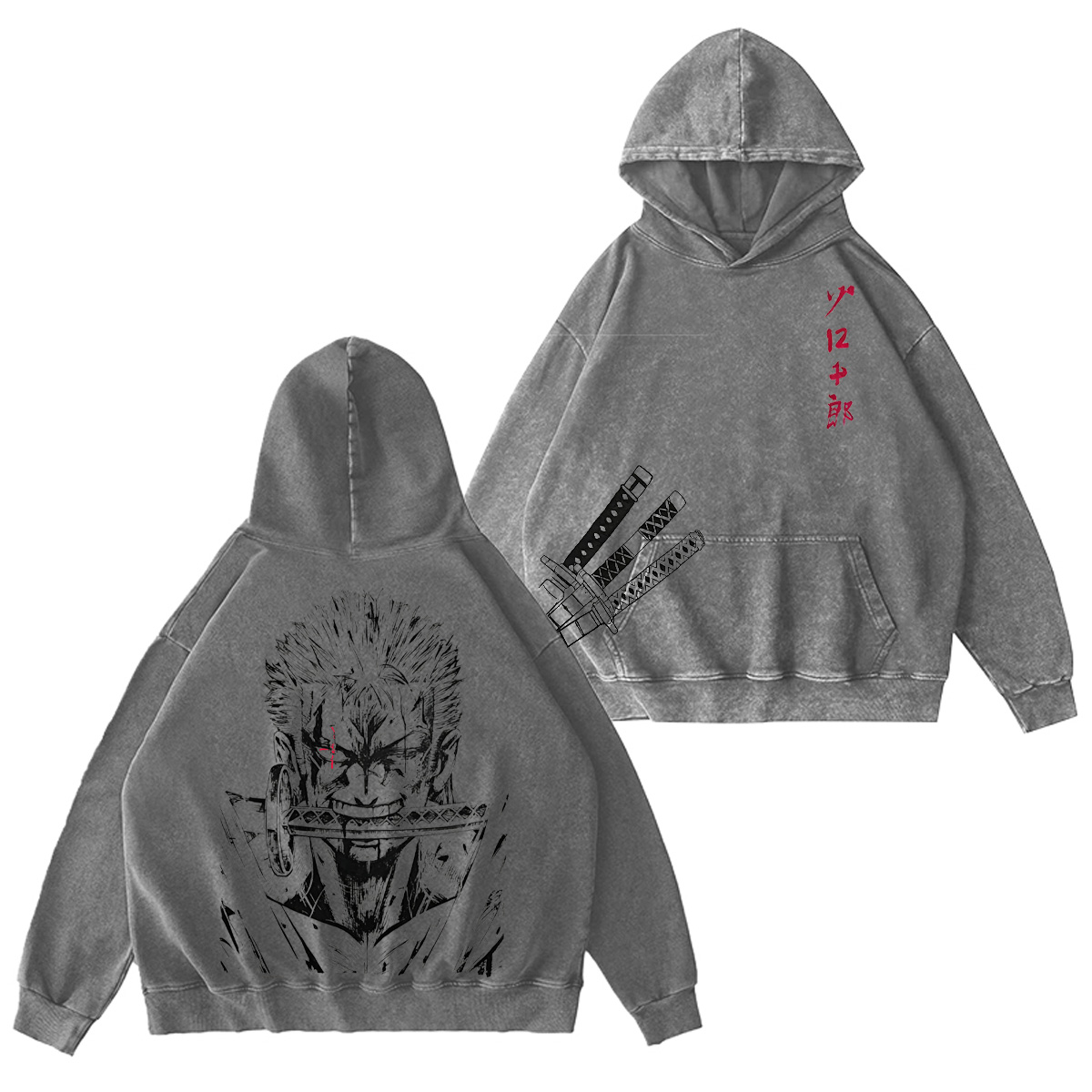 One Piece Washed T-shirt/Crewneck/Hoodie
