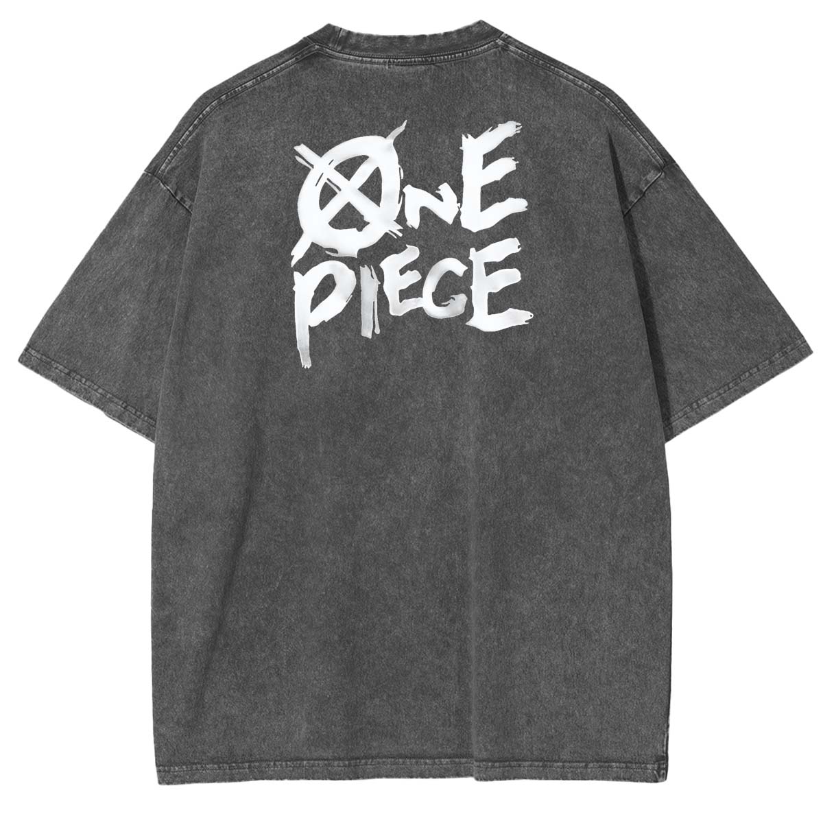 Nico Robin x One Piece Anime Double Printed Vintage Washed Tee