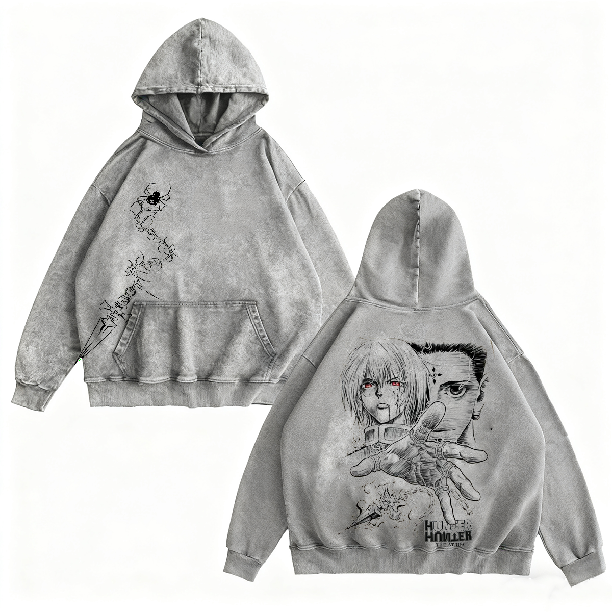 Hunter X Hunter Anime Washed T-shirt/Crewneck/Hoodie