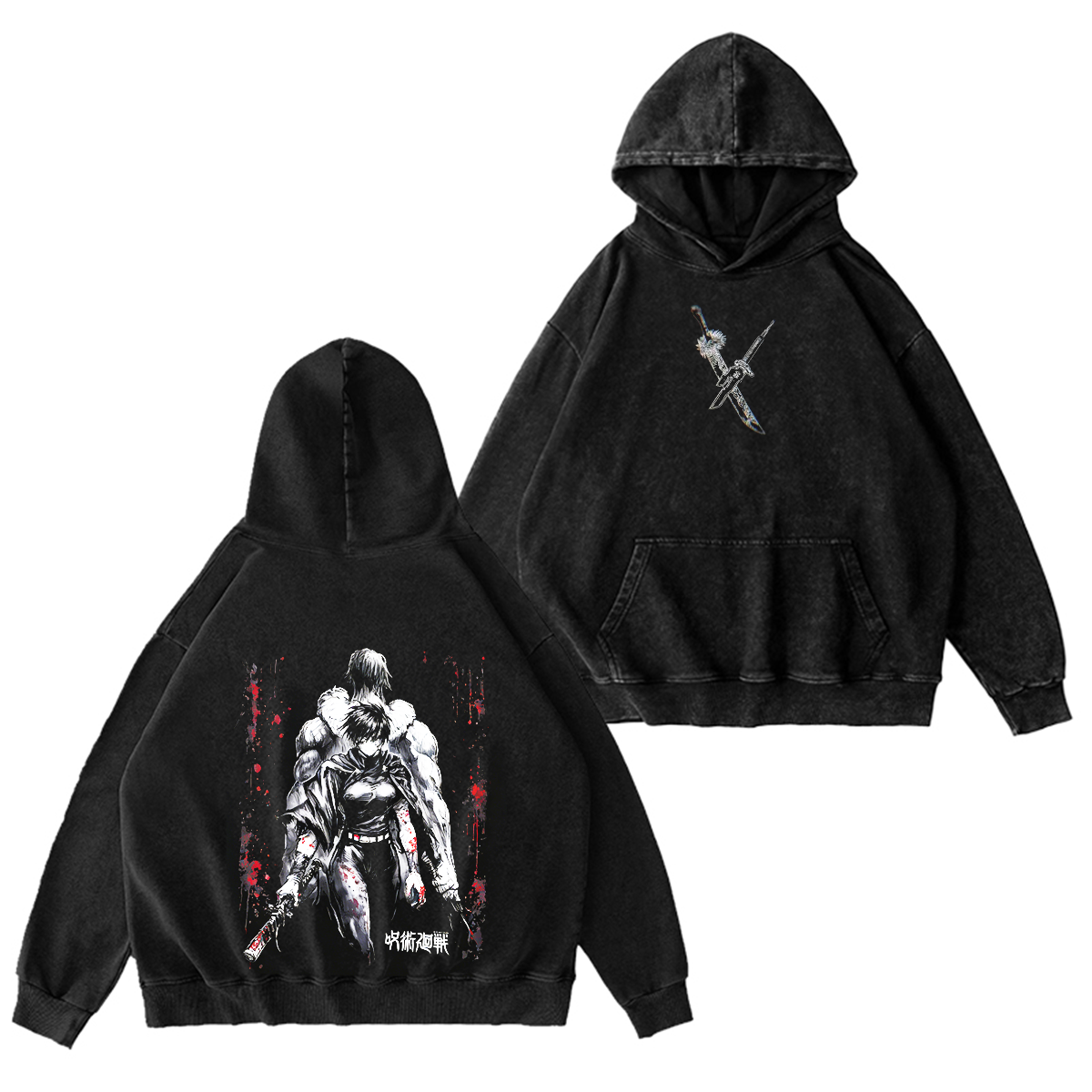 Jujutsu Kaisen Anime Washed T-shirt/Crewneck/Hoodie