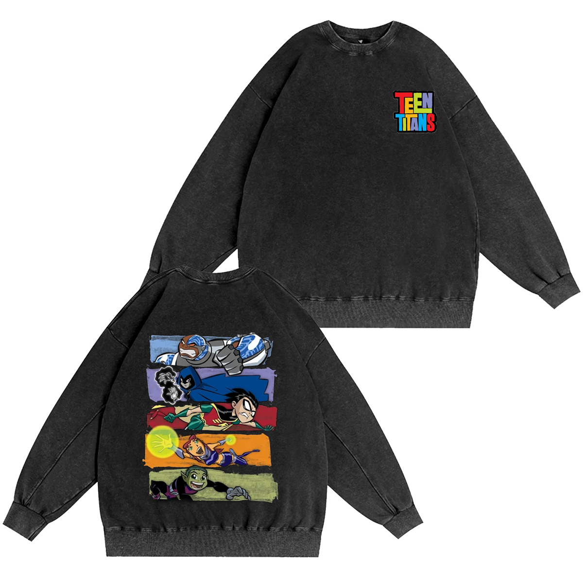 Teen Titans Unisex Washed T-shirt/Crewneck/Hoodie