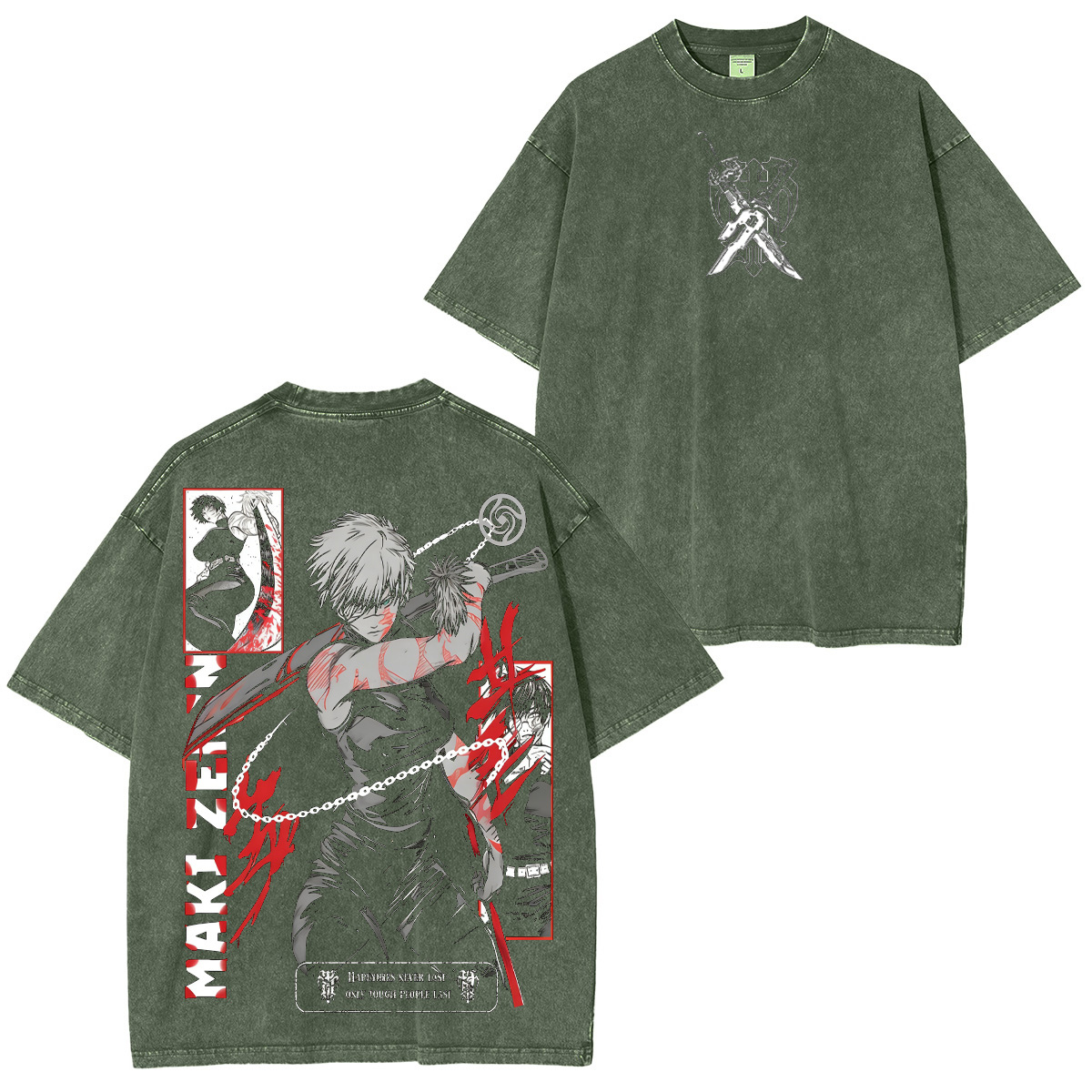 Maki Zenin Jujutsu Kaisen Washed T-shirt/Crewneck/Hoodie