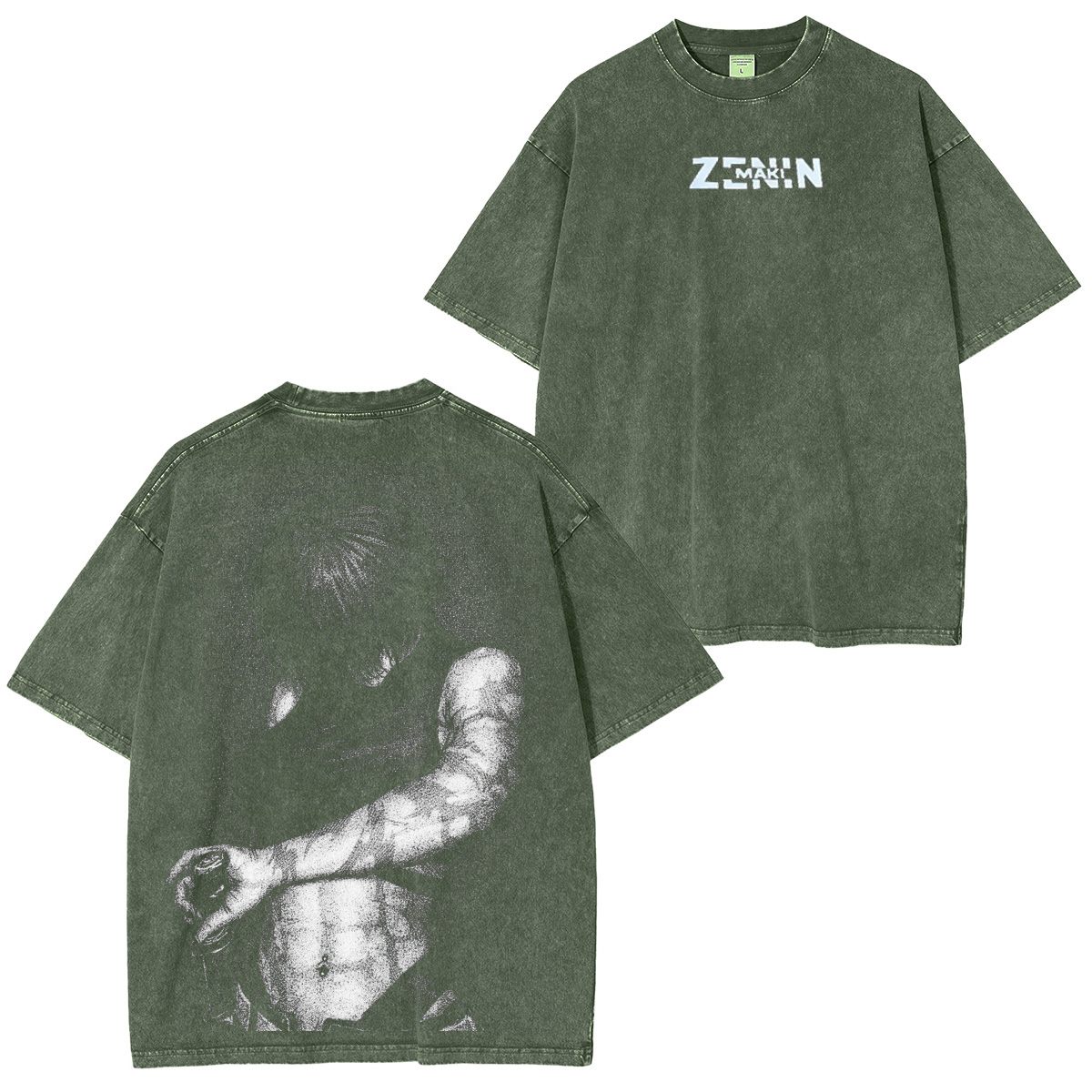 Maki Zenin Jujutsu Kaisen Washed T-shirt/Crewneck/Hoodie