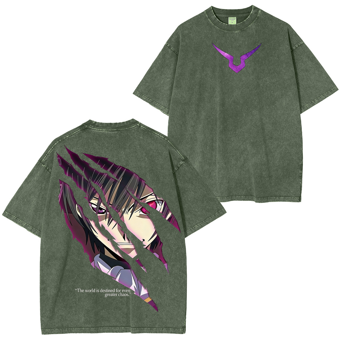 Code Geass: Lelouch of the Rebellion Washed T-shirt/Crewneck/Hoodie