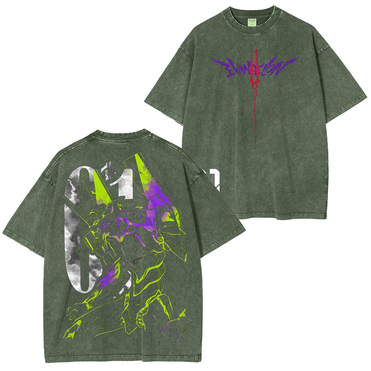 Neon Genesis Evangelion Washed T-shirt/Crewneck/Hoodie