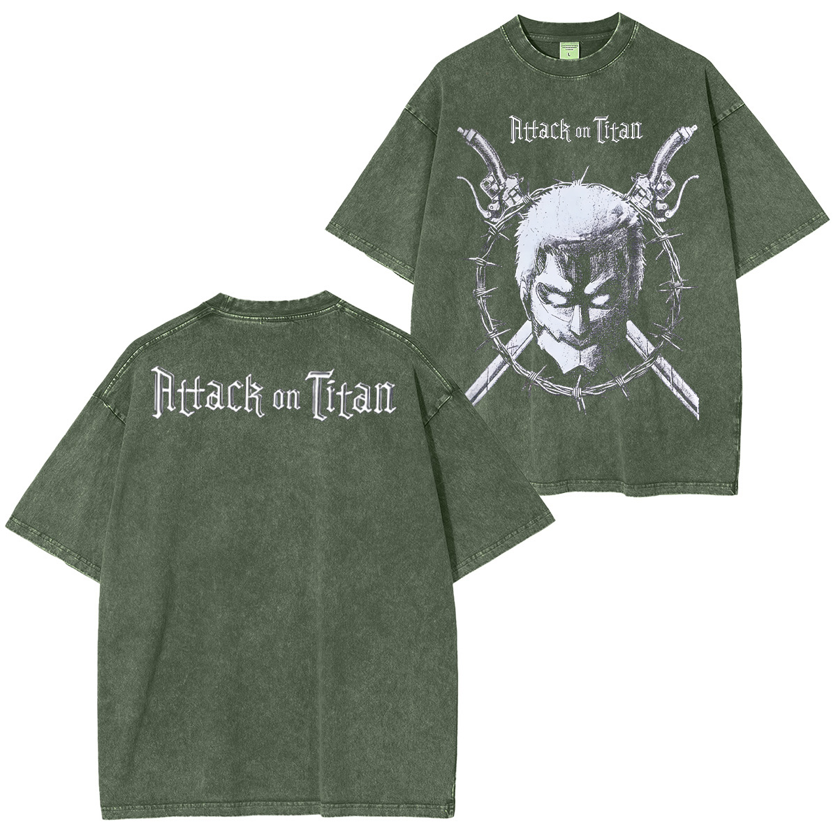 Reiner Braun Attack on Titan Washed T-shirt/Crewneck/Hoodie