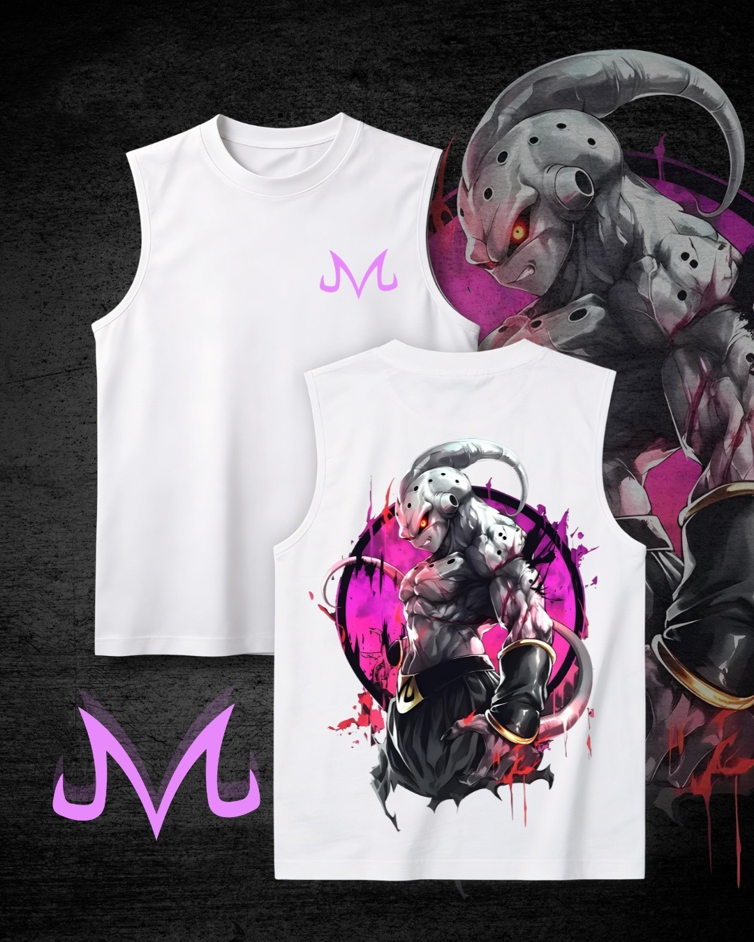 Dragon Ball Z Themed Sports Vest and Shorts Set