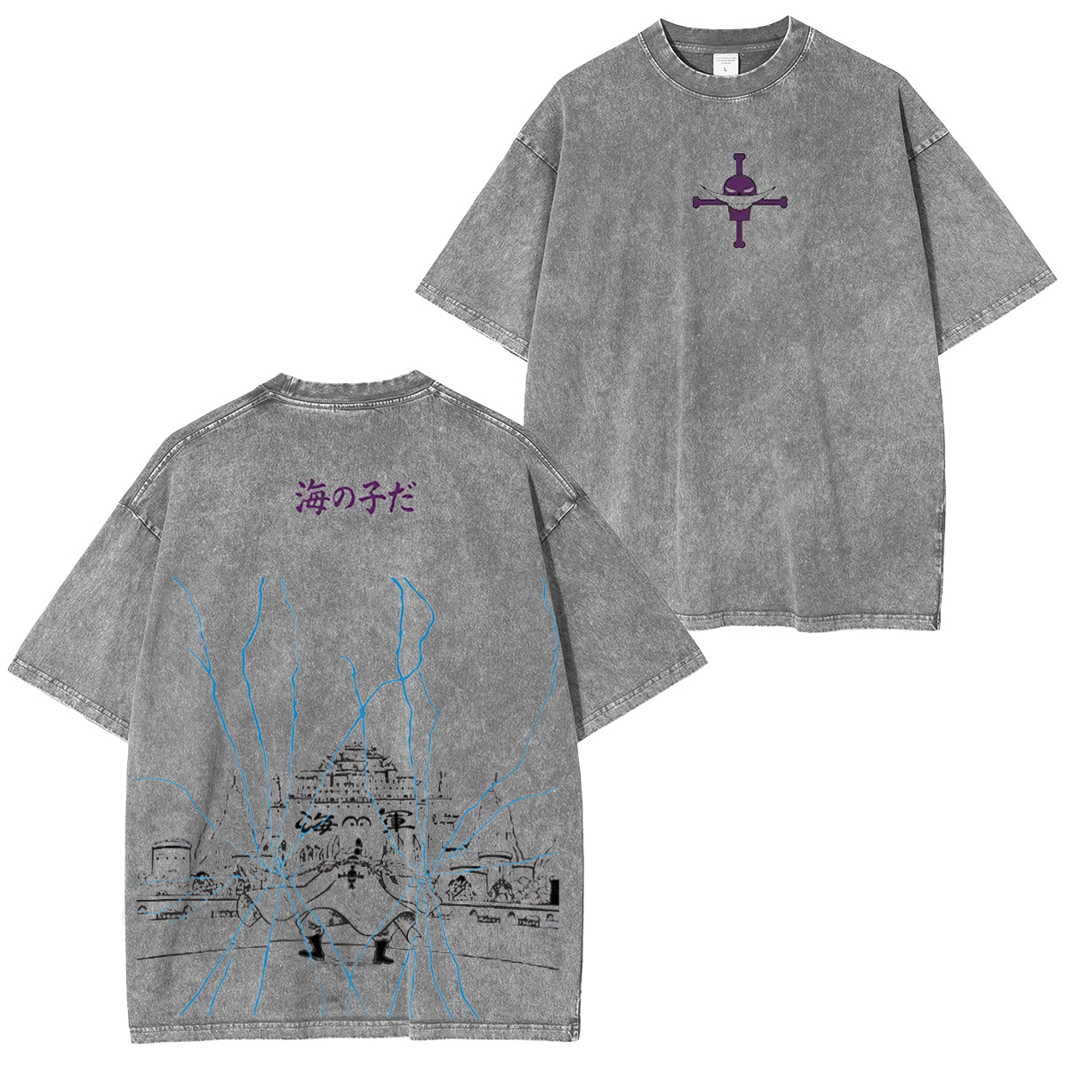 One Piece Anime Vintage  T-Shirt