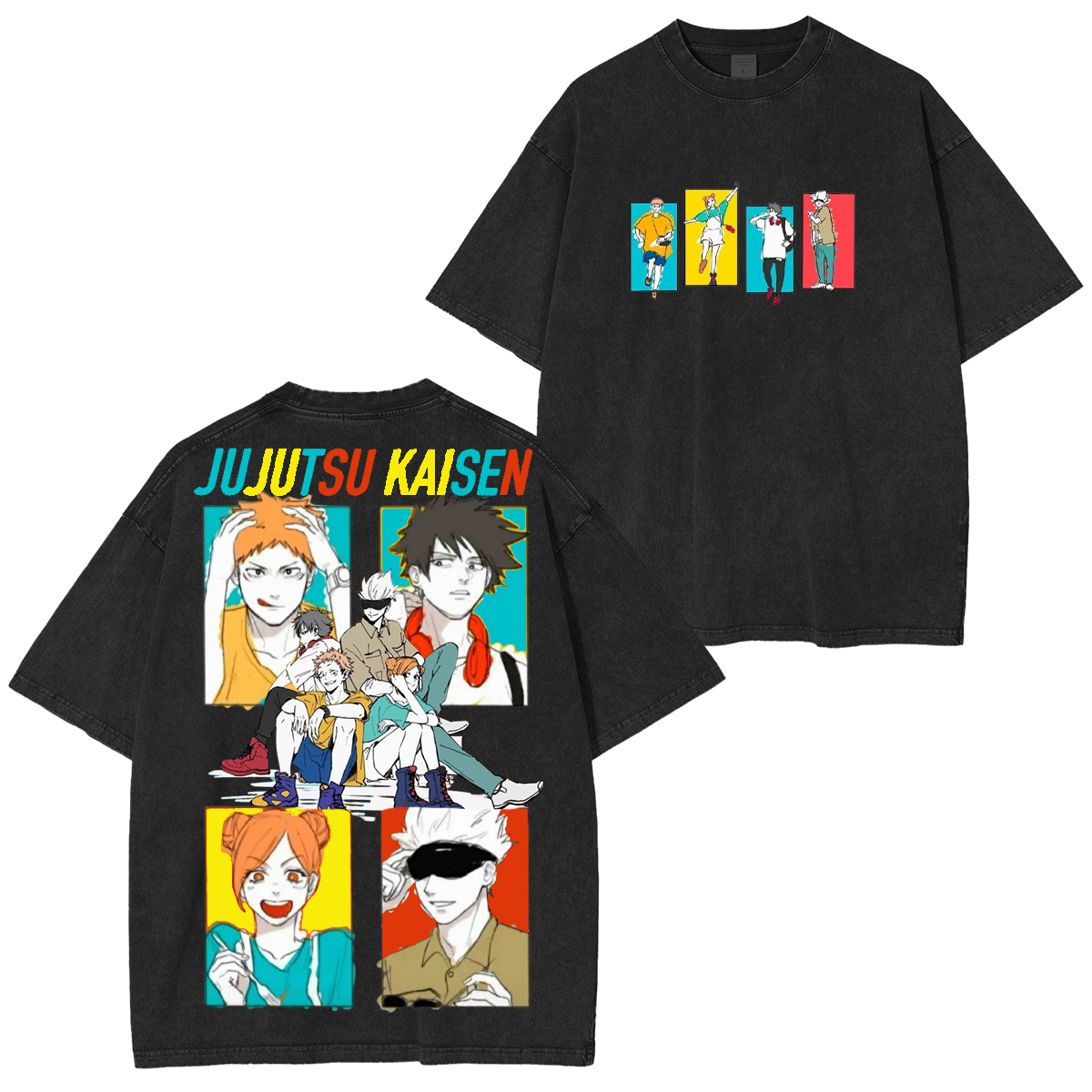 Jujutsu Kaisen A168 Camisetas que todos quieren tene Vintage washed T-shirt/Crewneck/Hoodie