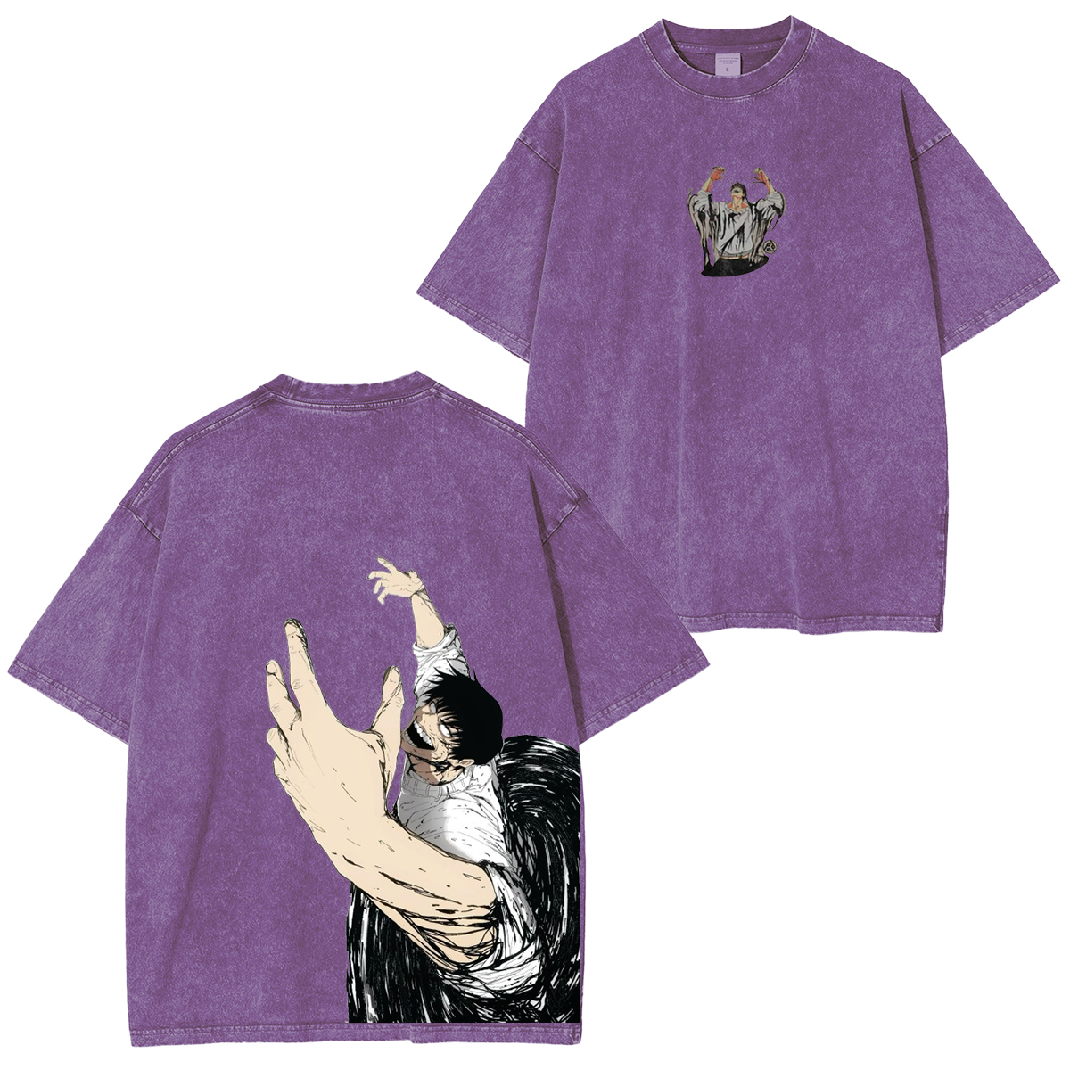 Toji Fushiguro Jujutsu kaisen Unisex Washed T-Shirt