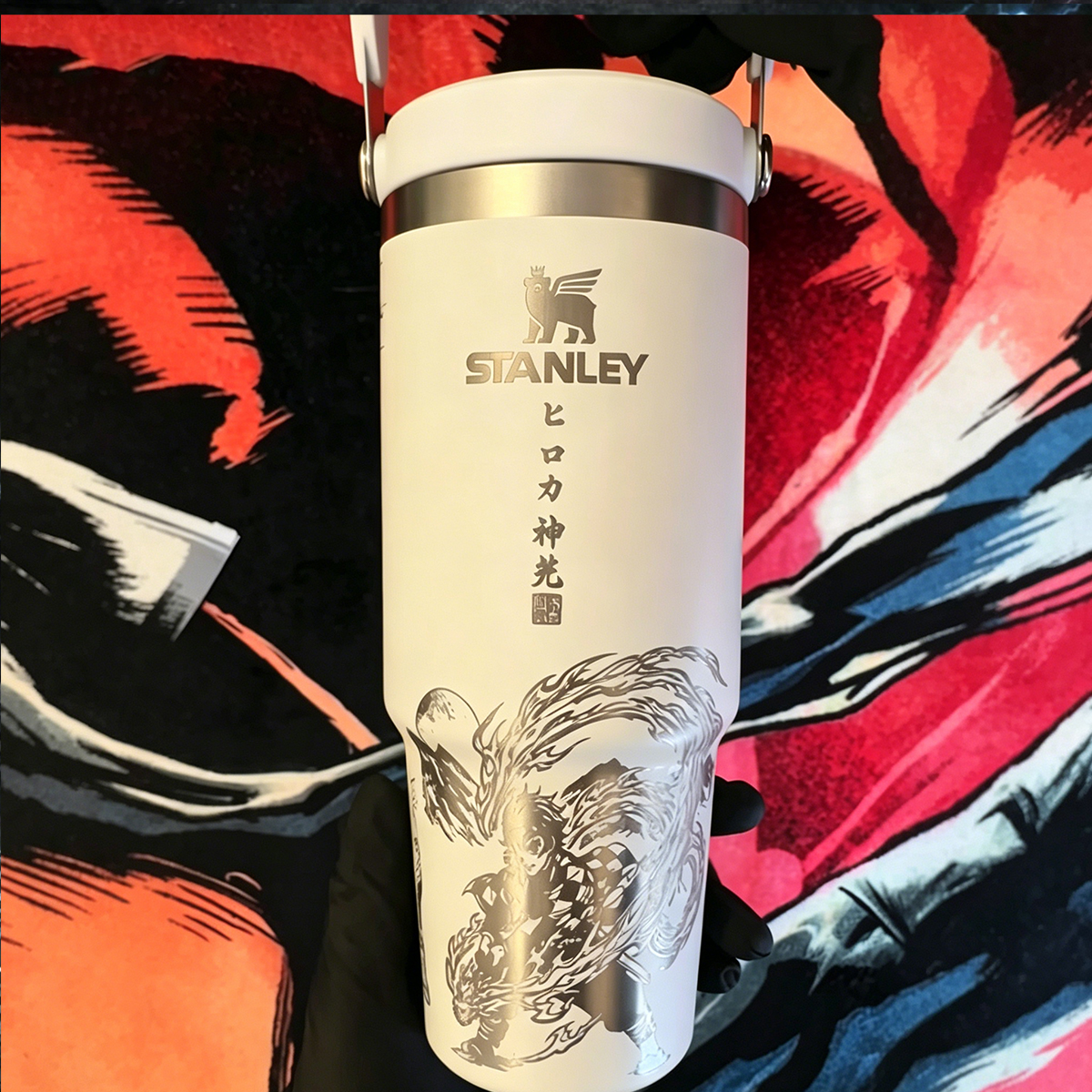 Demon Slayer Themed engraved Stanley Tumbler Cup