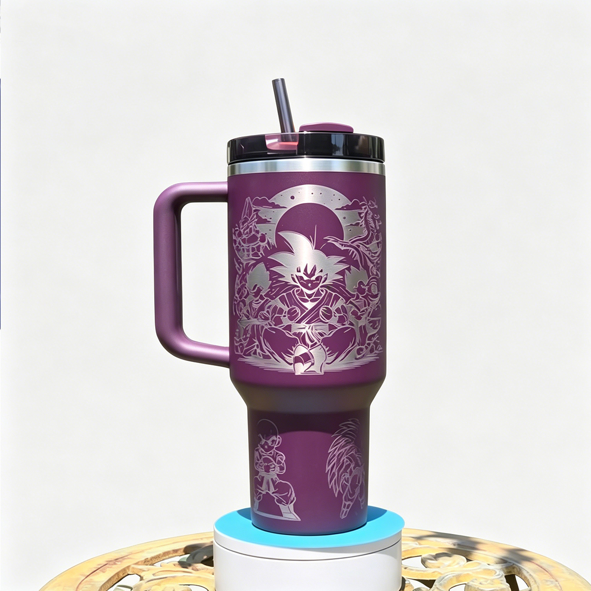  Goku Dragonballz Themed engraved Stanley Tumbler Cup