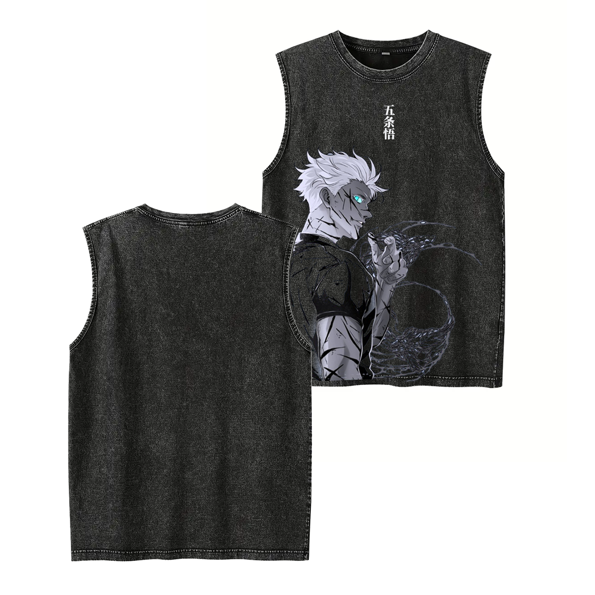 Anime Gojo Printed Tank top