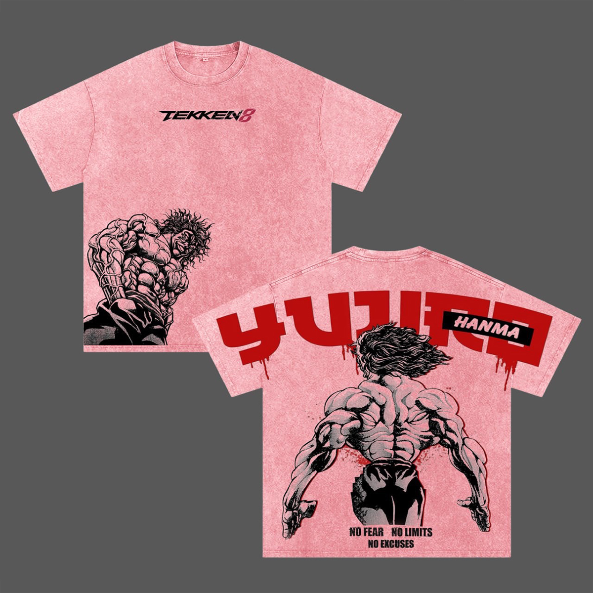 Tekken8 Washed T-shirt/Crewneck/Hoodie