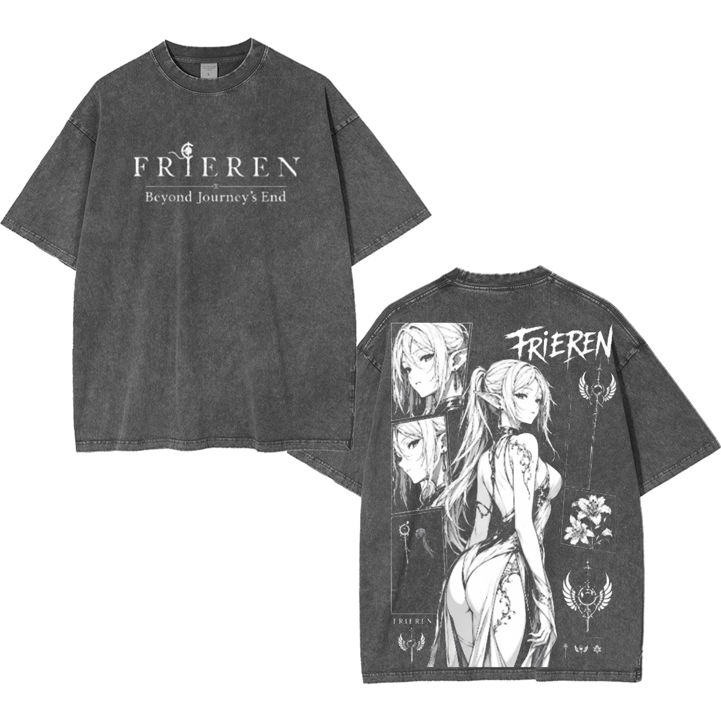 Frieren⁠ Unisex Washed T-shirt/Crewneck/Hoodie