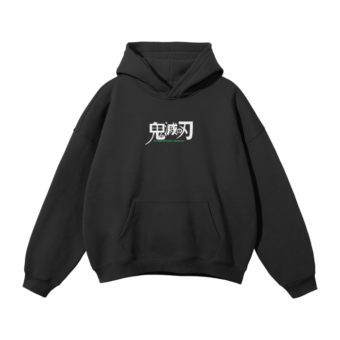 Wind Hashira Streetwear Hoodie Black