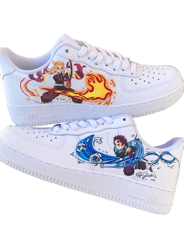 Custom Nike Airforce Demon Slayer Shoes