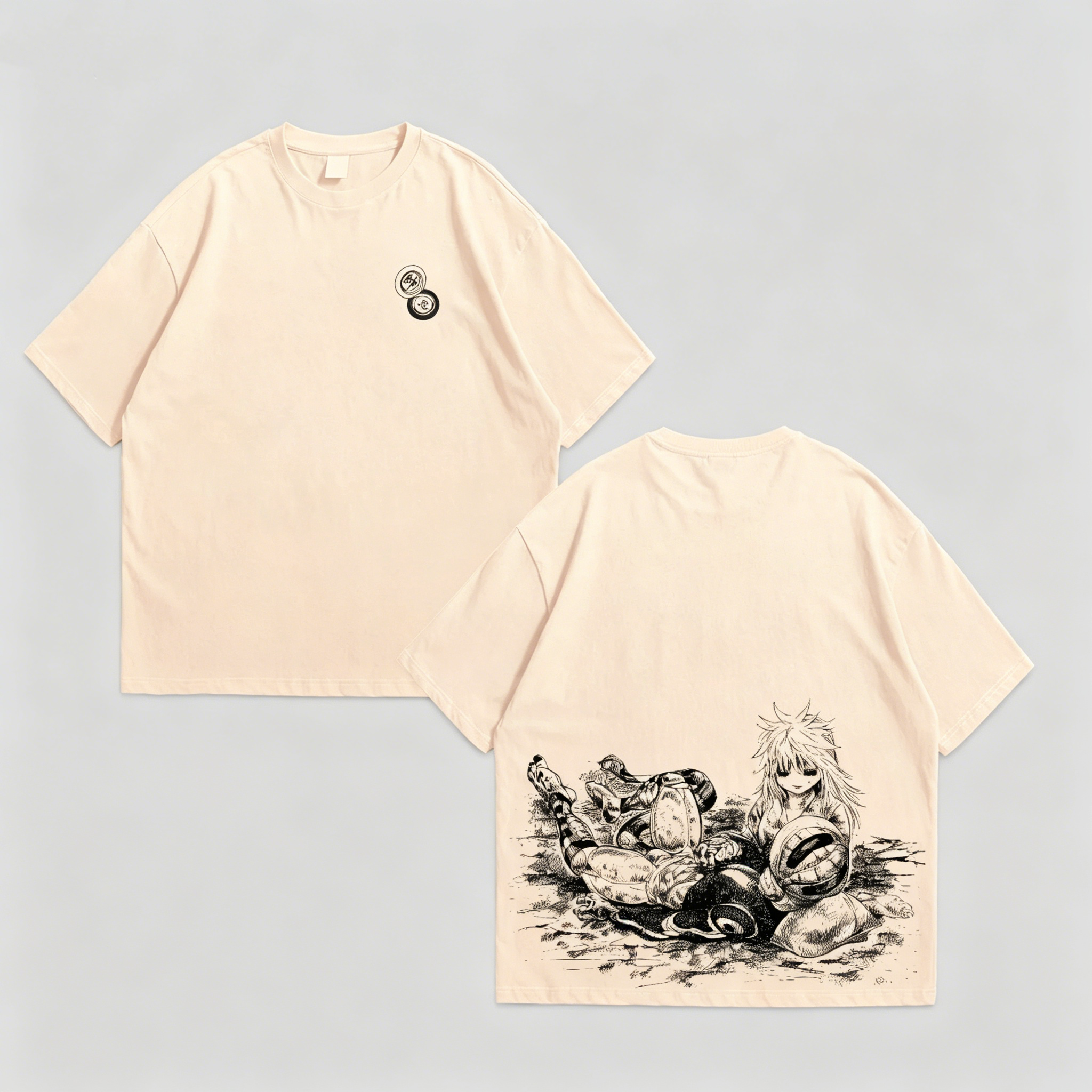 Meruem x Komugi,Hunter x Hunter Anime Oversize Unisex Shirts/Crewneck/Hoodie