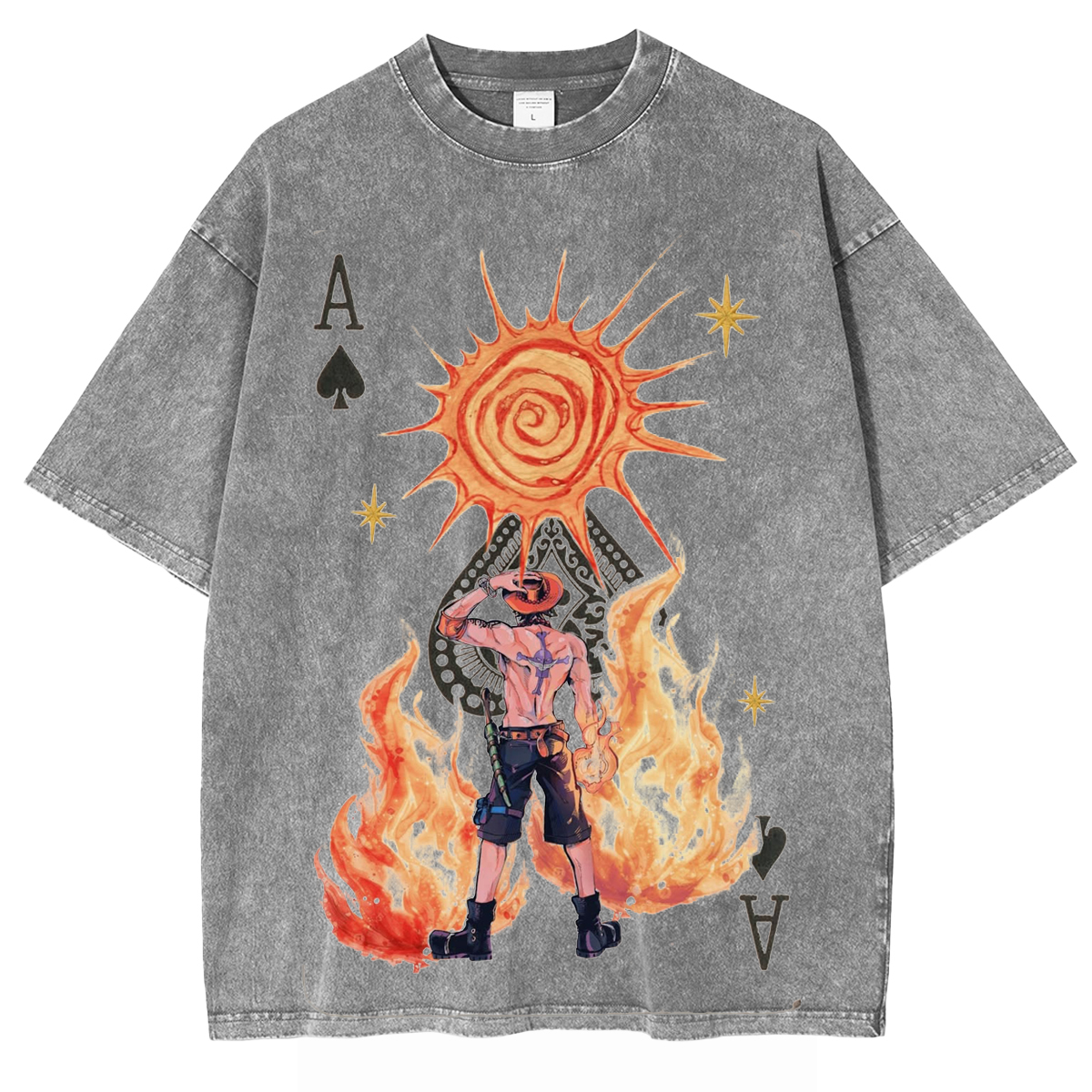 Ace Funny One Piece Vintage Washed T-shirt/Crewneck/Hoodie