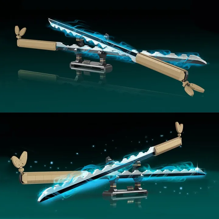 Demon Slayer: Kimetsu no Yaiba - Hashibira Inosuke's Sword Building Block Toy