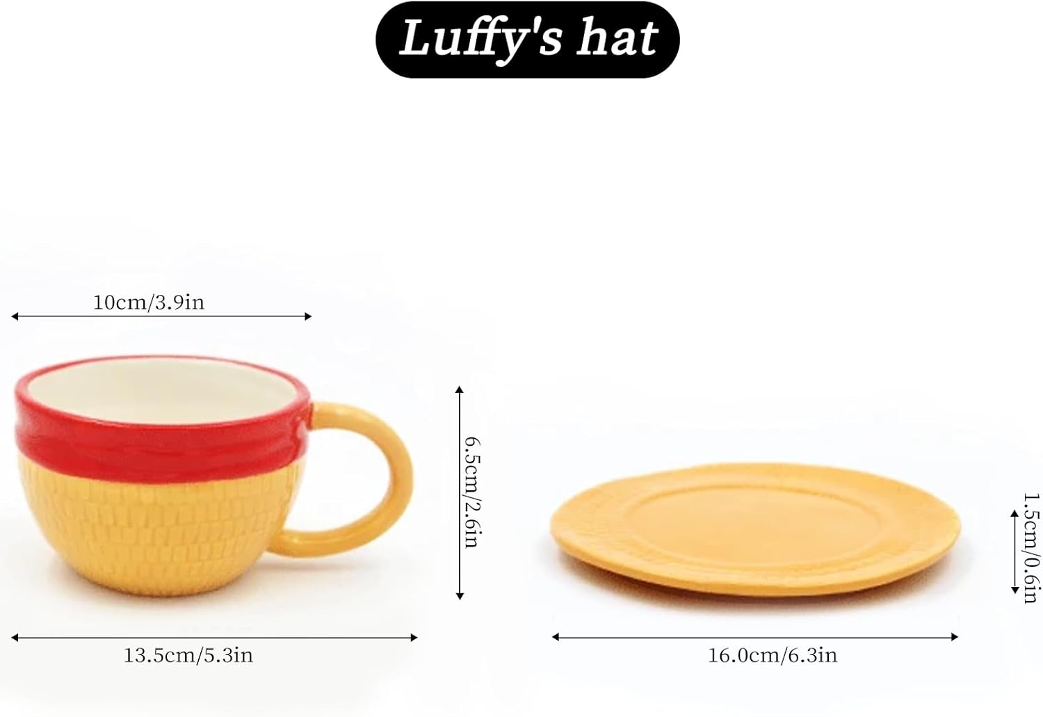 One Piece Ceramic Coffee Mug