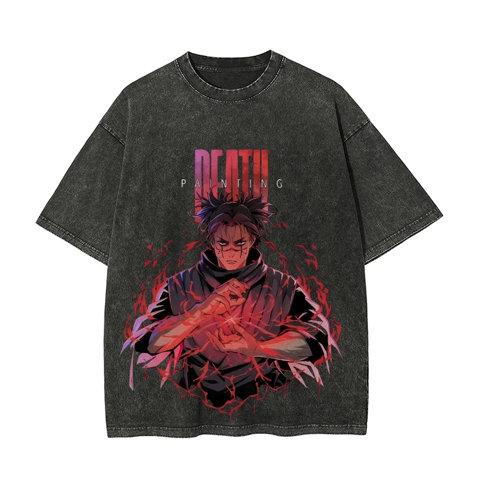 Budo Return Combat Print Oversized Washed T-Shirt