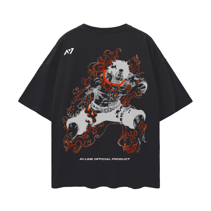 Flame Rogue 2.0 Streetwear Shirt Black