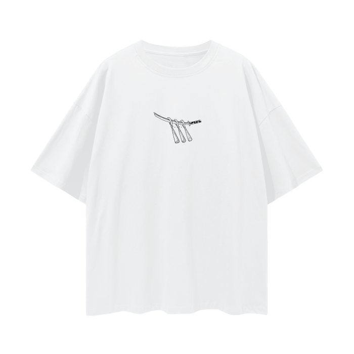 Pirate Hunter Y2K Streetwear Shirt White