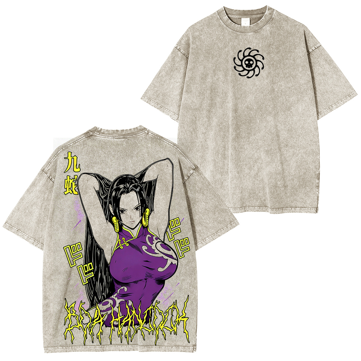 One Piece :Boa Hancock Vintage washed T-shirt/Crewneck/Hoodie