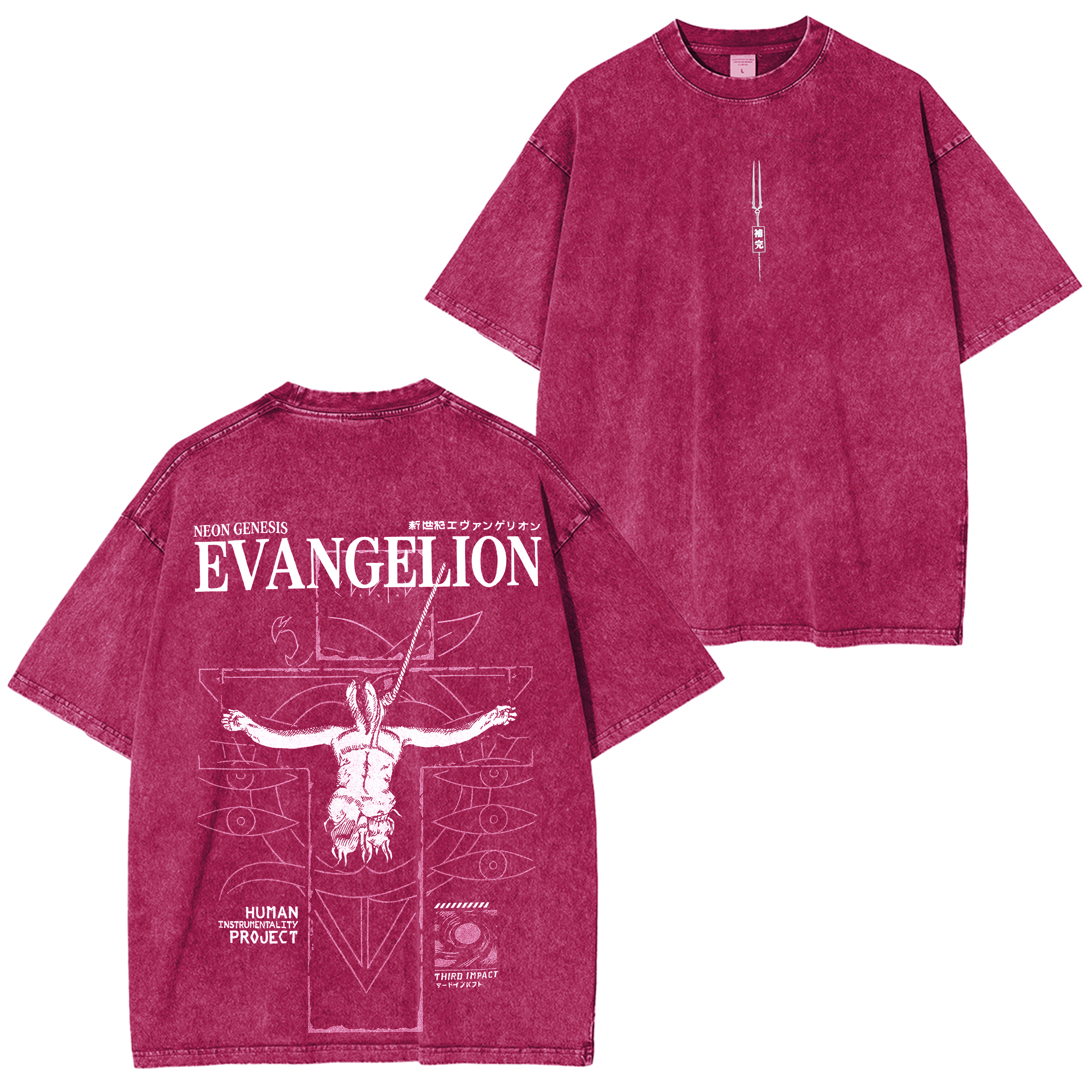 Camisa Lilith ACID WASH - Neon Genesis Evangelion T-Shirts