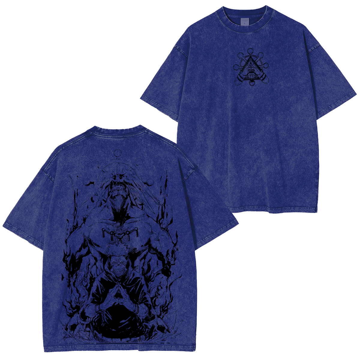 Sukuna & Mahoraga Vintage Washed Unisex T-Shirt