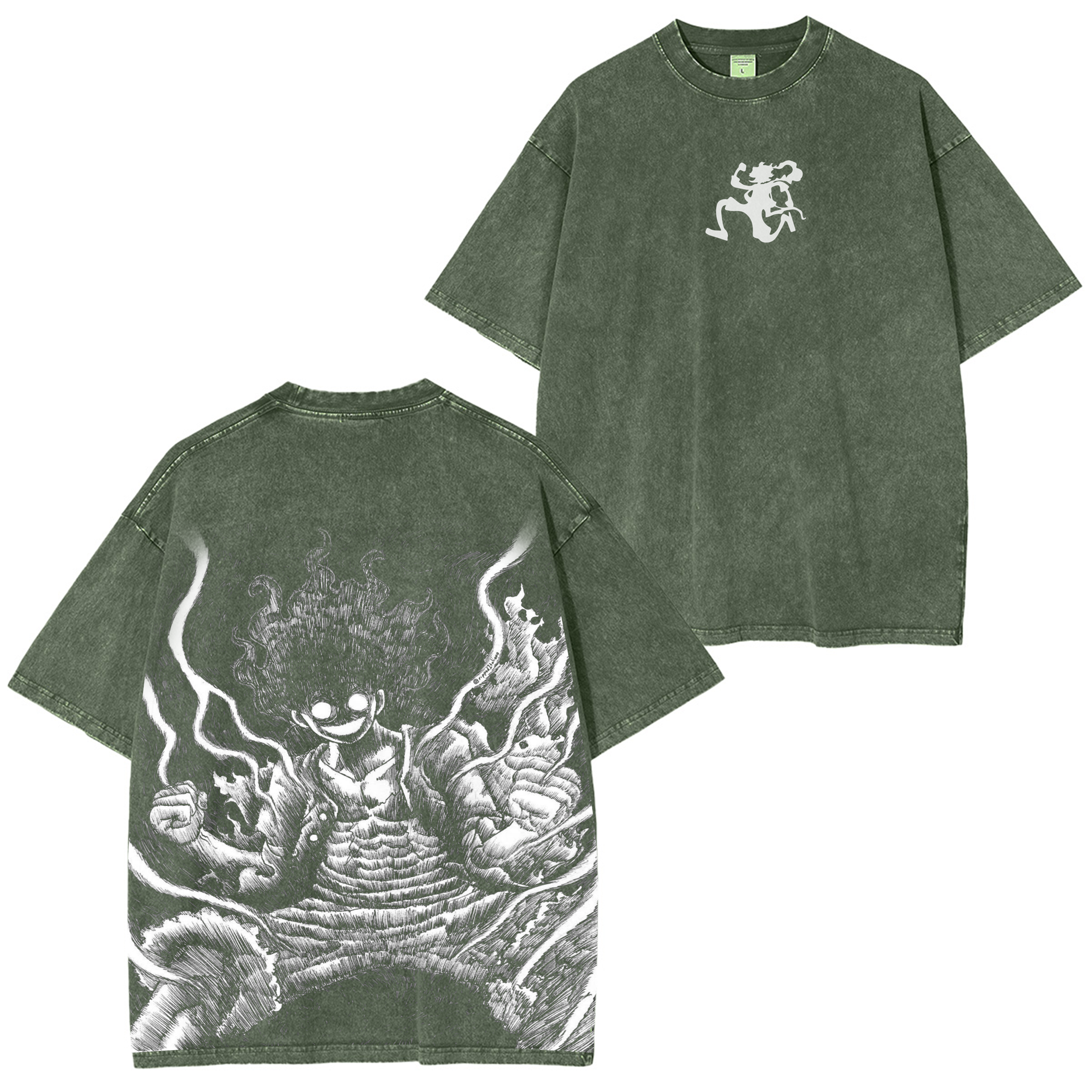 One Piece Vintage Unisex Washed T-Shirt