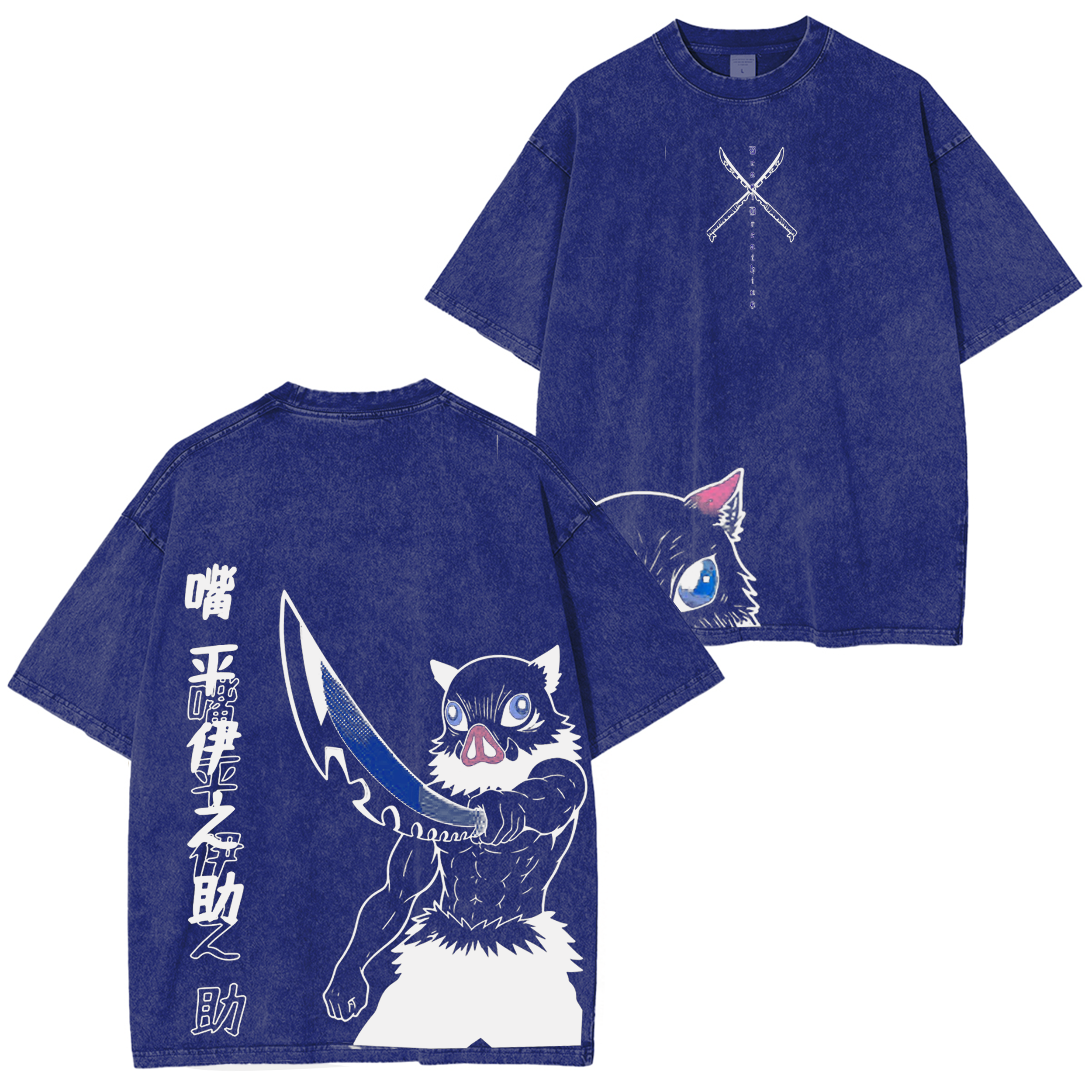 Demon Slayer Vintage Oversize Tee