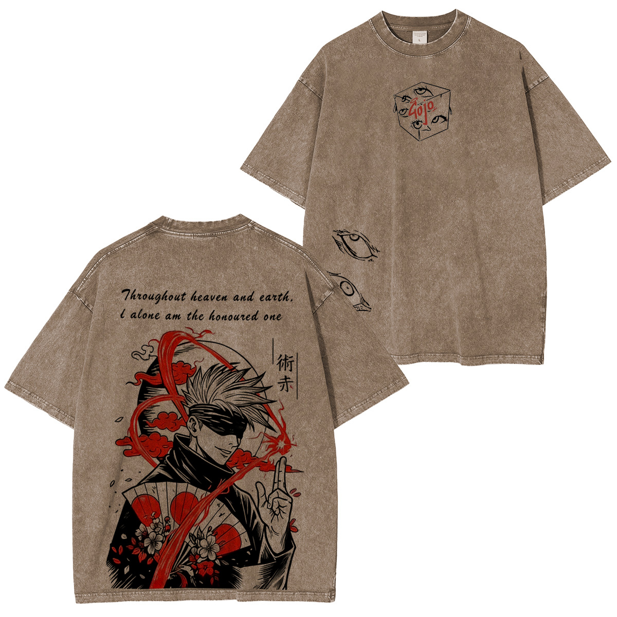 Jujutsu Kaisen :Satoru Gojo Vintage washed T-shirt/Crewneck/Hoodie