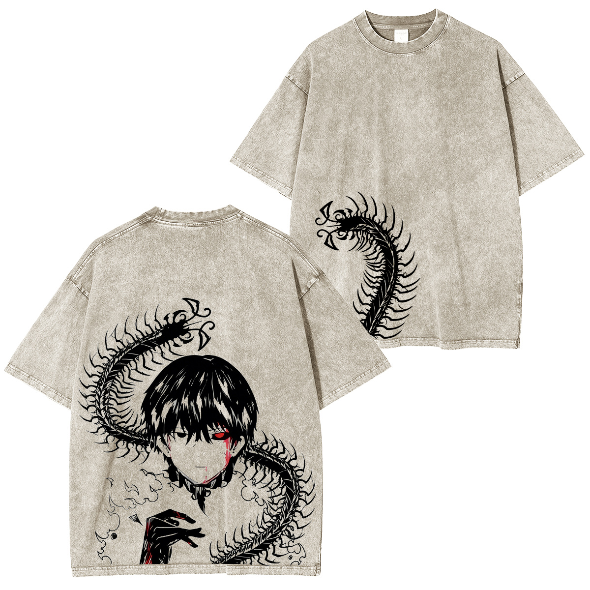 Tokyo Ghou :Ken Kaneki Vintage washed T-shirt/Crewneck/Hoodie
