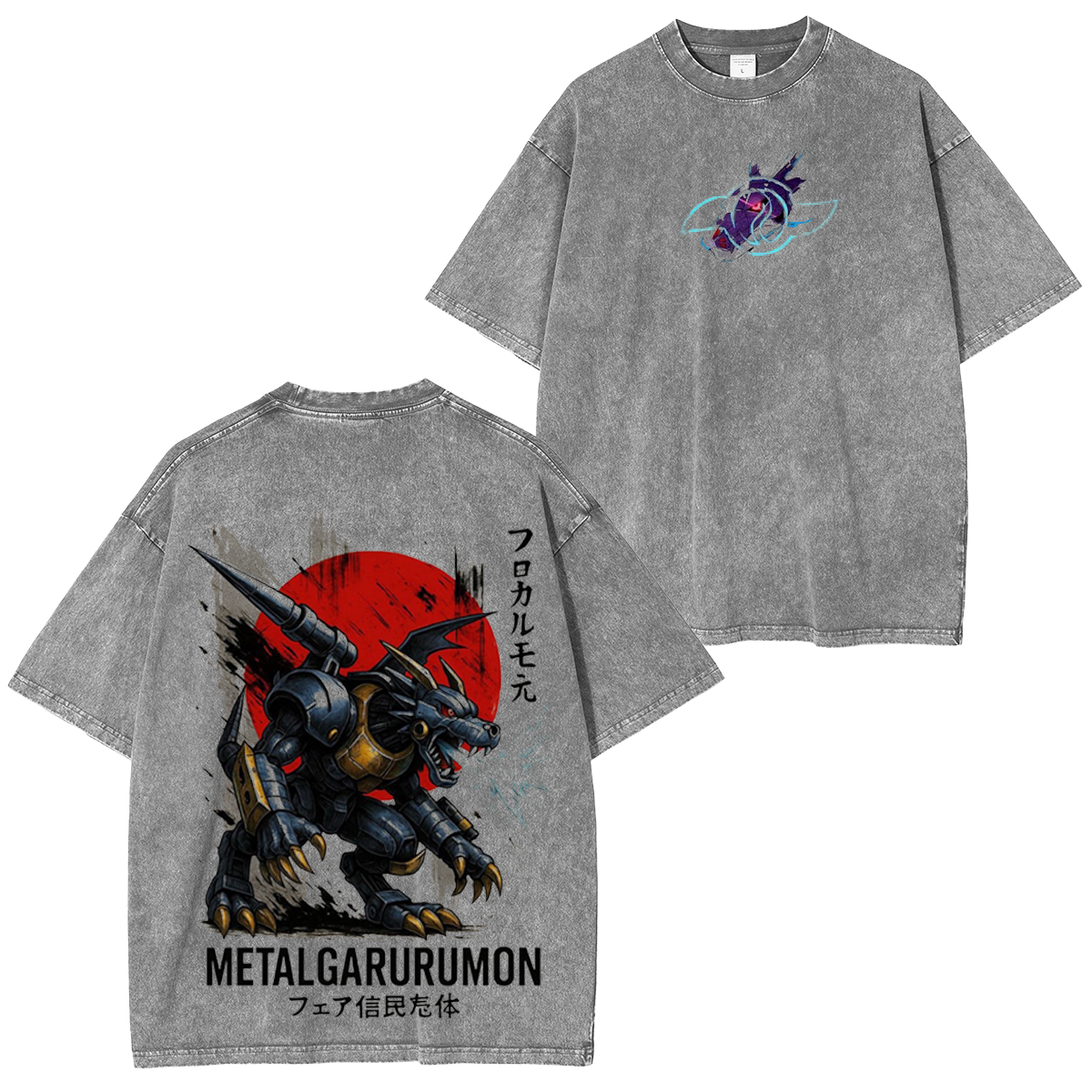 MetalGarurumon Digimon Vintage T-shirt/Crewneck/Hoodie