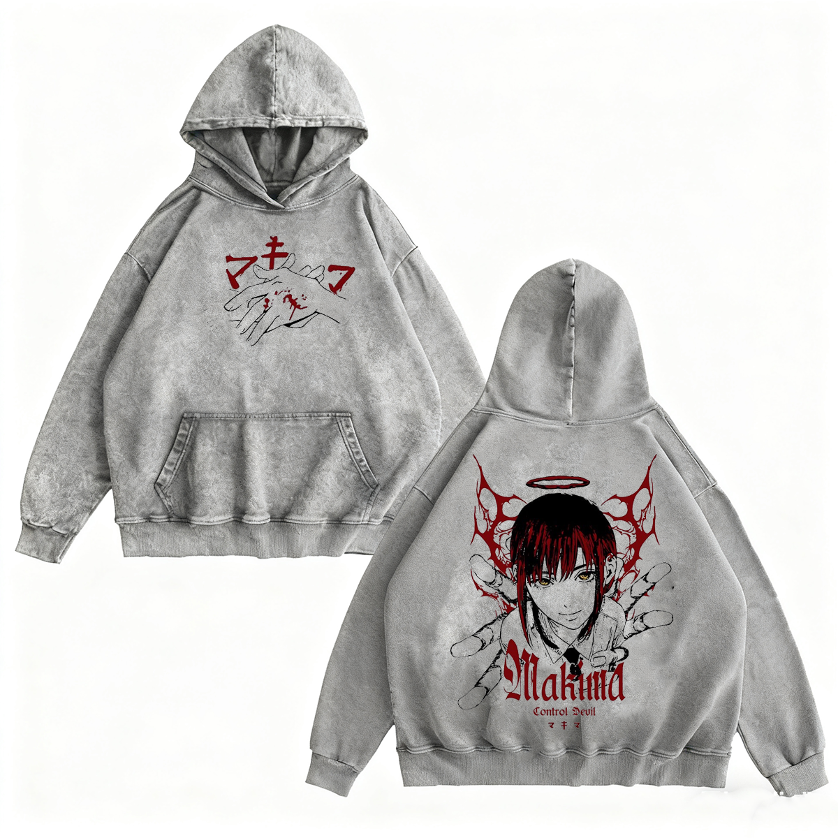 Chainsaw Man Vintage Washed T-shirt/Crewneck/Hoodie