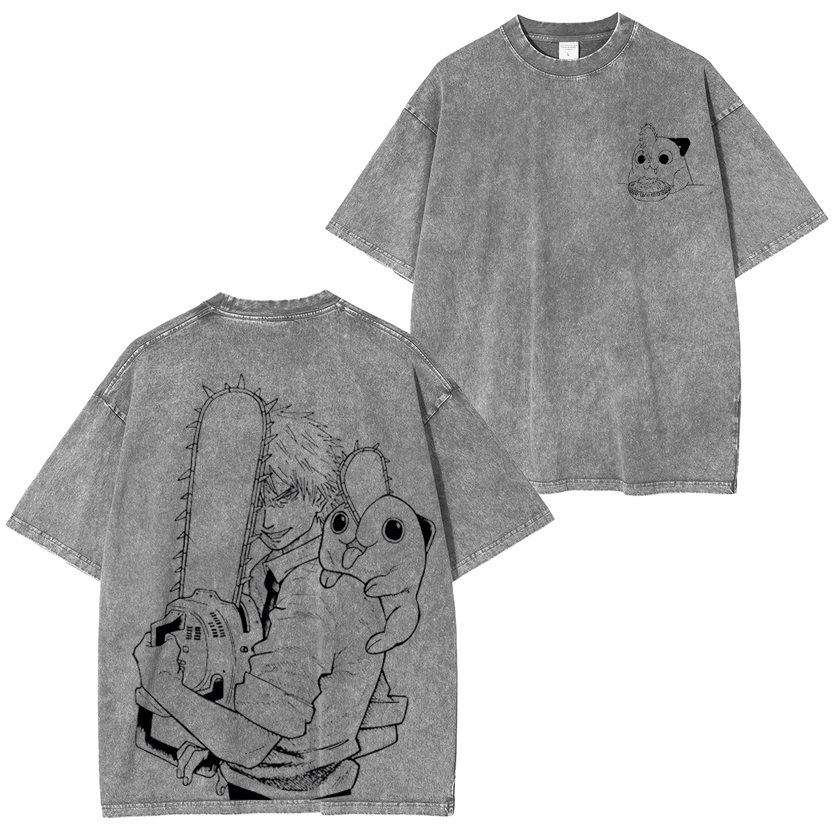 Chainsaw Man Vintage Washed T-shirt/Crewneck/Hoodie