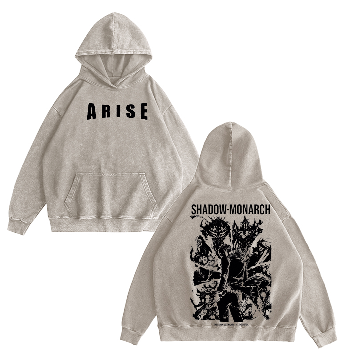 Solo Leveling Vintage Washed T-shirt/Crewneck/Hoodie