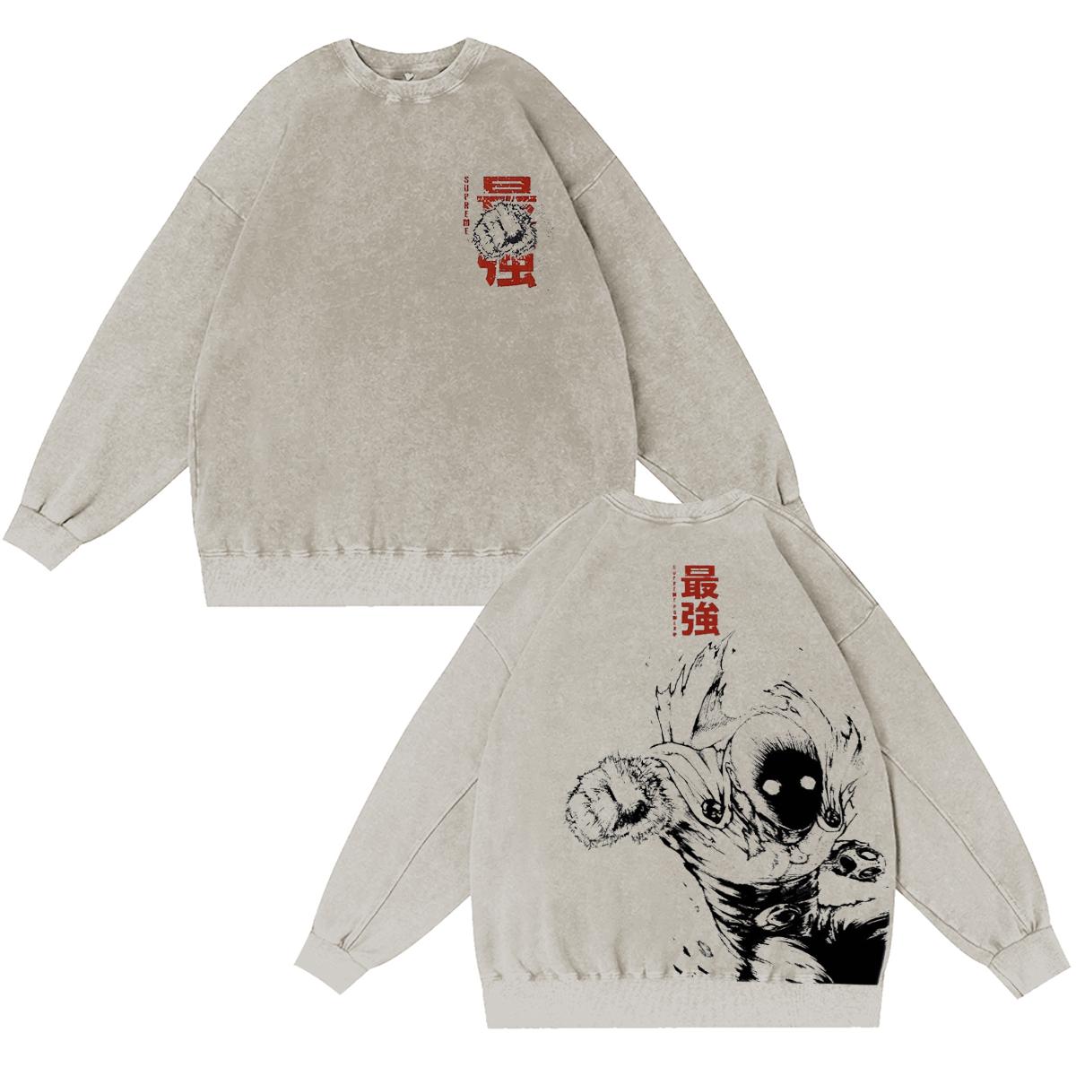One Punch Man Vintage Washed T-shirt/Crewneck/Hoodie